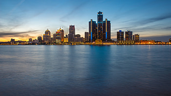 Detroit Skyline, Stunning cityscape, High-definition , Majestic view HD wallpaper