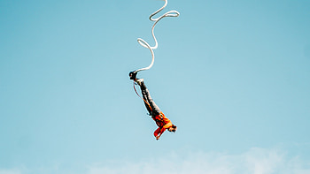 Mountopolis bungee challenge, Zillertaler mountains, Extreme adventure, Adrenaline rush HD wallpaper