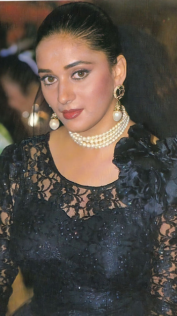 Madhuri Dixit, bollywood actress, vintage HD phone wallpaper