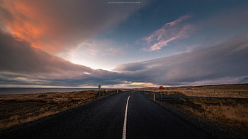 Iceland Sunset , iceland, sunset, nature HD wallpaper
