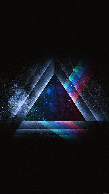 triangle , Geometric backgrounds, Modern design, Abstract shapes HD phone wallpaper