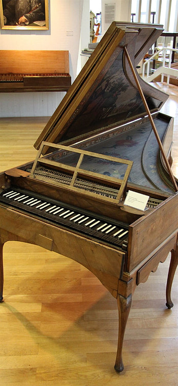 harpsichord, vintage keyboard, classical music, timeless elegance HD phone wallpaper