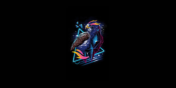 Eagle Minimal Black , eagle, minimalism, minimalist, dark, black, artist, artwork, digital-art HD wallpaper