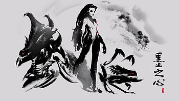Sarah Kerrigan japanese print from Starcraft ( ) HD wallpaper