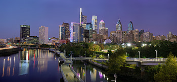 Philly Skyline, Philadelphia skyline, prints, Vast HD wallpaper