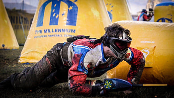 Paintball, Adrenaline-fueled sport, Intense battles, Strategic gameplay HD wallpaper