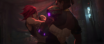 Sevika and Vi: Striking Moments from Arcane - Ultra, TV Show, Arcane, Sevika (League of Legends), VI (League Of Legends) HD wallpaper