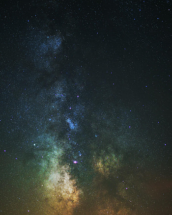 Universe, Stars, Multicolored, Motley, Nebula, Galaxy HD phone wallpaper