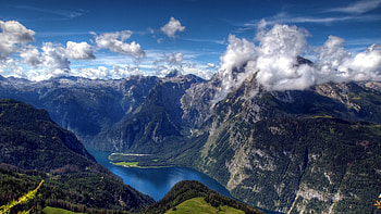 Konigssee Lake, Germany HD wallpaper
