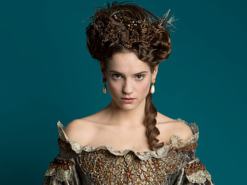 Versailles (2015), woman, tv series, noemie schmidt, henrietta, versailles, girl, actress HD wallpaper