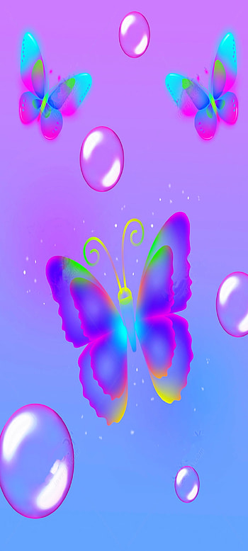 Beautiful Butterflies, butterfly, lavender HD phone wallpaper