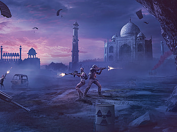 PUBG, India Map, Delhi, art HD wallpaper