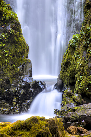 Nature, Stones, Rocks, Waterfall, Flow, Moss, Stream HD phone wallpaper