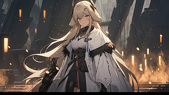 Anime Girl: Elegant Fantasy Warrior in Stunning Detail, Anime, girl, anime girl HD wallpaper