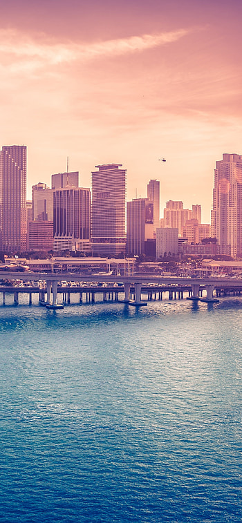 Downtown, Miami HD phone wallpaper