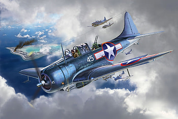 Douglas-SBD-Dauntless, Douglas, Dauntless, SBD, Plane HD wallpaper