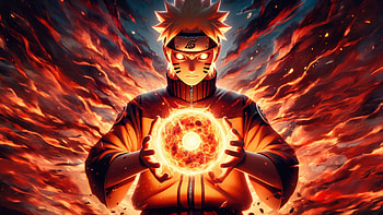 Naruto Doing Rasengan, naruto, anime, artwork, digital-art, artist, deviantart HD wallpaper