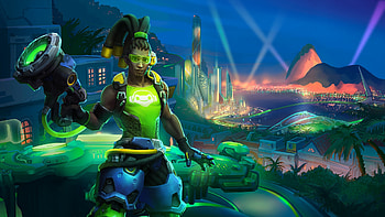 Lucio's night landscape artwork, Overwatch , Gaming HD wallpaper