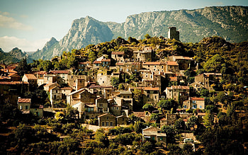 Cities, Houses, Village, France, Elevation HD wallpaper