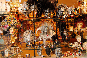 masks, party, shop, carnival HD wallpaper