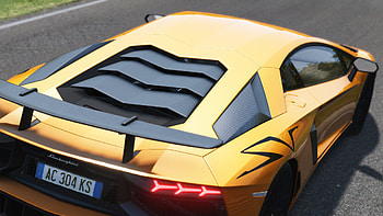 Lamborghini Aventador LP750-4SV, rear view, cars, Lamborghini Aventador, lamborghini, vehicles, yellow cars HD wallpaper