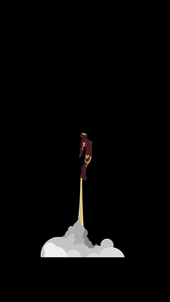 Black Iron Man, Iron Man Amoled HD phone wallpaper