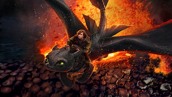 How to Train Your Dragon (2025) — Night Fury HD wallpaper