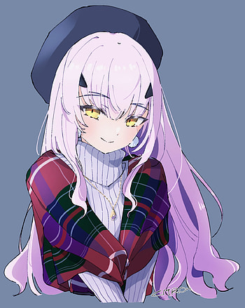 Melusine, art, hair HD phone wallpaper