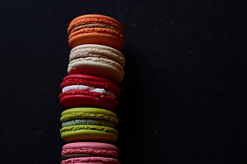 Food, Desert, Cookies, Multicolored, Motley, Bakery Products, Baking, Macaroons, Makaroons HD wallpaper