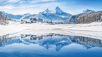 Schnee Sonne Berge Winter , snow, winter, nature HD wallpaper