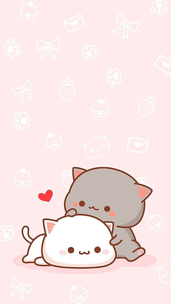 Peach And Goma , Mochi Peach HD phone wallpaper