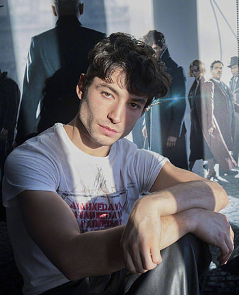 Ezra Miller, Fierce gaze, Edgy hoot, Fashion magazine cover HD phone wallpaper