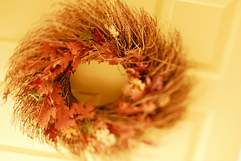 Autumn, Leaves, Miscellanea, Miscellaneous, Wreath HD wallpaper