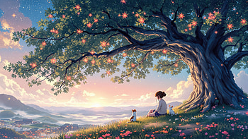 Girl And A Cat, girl, cat, nature, field, artist, artwork, art, digital-art, ai, deviantart HD wallpaper