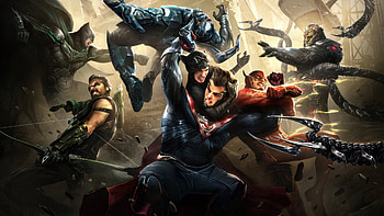 Injustice 2 Mobile Game, injustice-2, wonder-woman, batman, superman, joker, harley-quinn, ps-games, 2025-games, games, video-games HD wallpaper