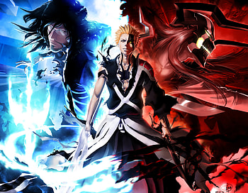 Zanpakuto, Bleach, Bankai, Manga, Anime, Zangetsu, Quincy, Tensa Zangetsu, Ichigo Kurosaki, Hollow, Shinigami, Three In One, Human, Substitute Shinigami, Thousand Year Blood War Arc HD wallpaper
