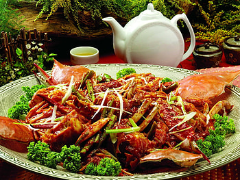 Meat and seafood, Asian cuisine, Chinese dish, Balanced meal HD wallpaper