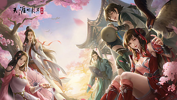 :), fantasy, xin lan, man, couple, xinlan, girl HD wallpaper