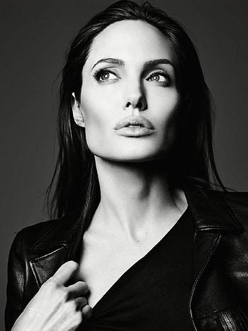Angelina Jolie, Laptop , backgrounds, Captivating portrait HD phone wallpaper