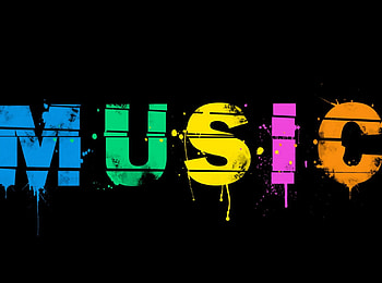 music, ears, sound, letters HD wallpaper