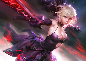Anime Fate Grand Order Saber Fate Series , fate-grand-order, anime-girl, anime, artwork, artist, digital-art, artstation HD wallpaper