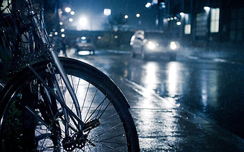 Rainy Day And Bicycle | Lepi HD wallpaper