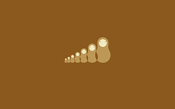 Dolls, Vector, Brown, Nesting Dolls HD wallpaper