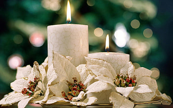Flowers, Fire, Miscellanea, Miscellaneous, Candle, Wax HD wallpaper