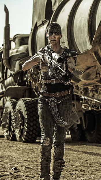 Charlize Theron, madmax fury HD phone wallpaper