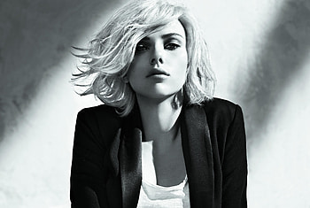 BW, Scarlett Johansson, actress HD wallpaper