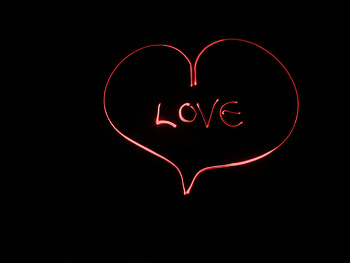 Art, Love, Shine, Light, Inscription HD wallpaper