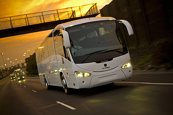 scania irizar, road, bus, irizar, scania HD wallpaper