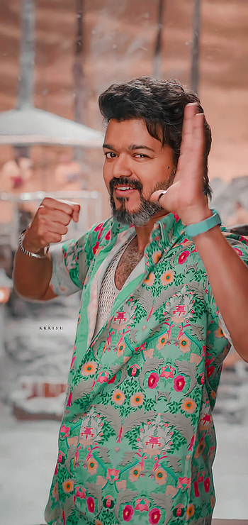 Thalapathy Vijay, JollyoGymkhana, beard, beast, Pooja, Veera HD phone wallpaper