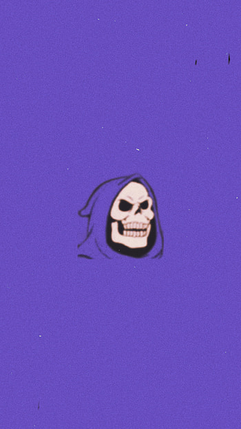Skeletor, los amos del universo, retro, simple, minimalista, 80', lindo HD phone wallpaper